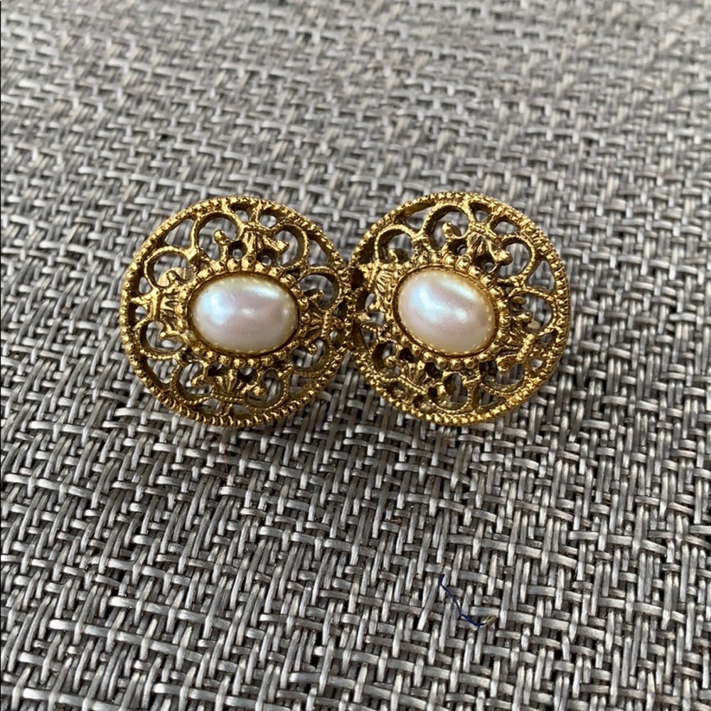 Vintage clip on earrings